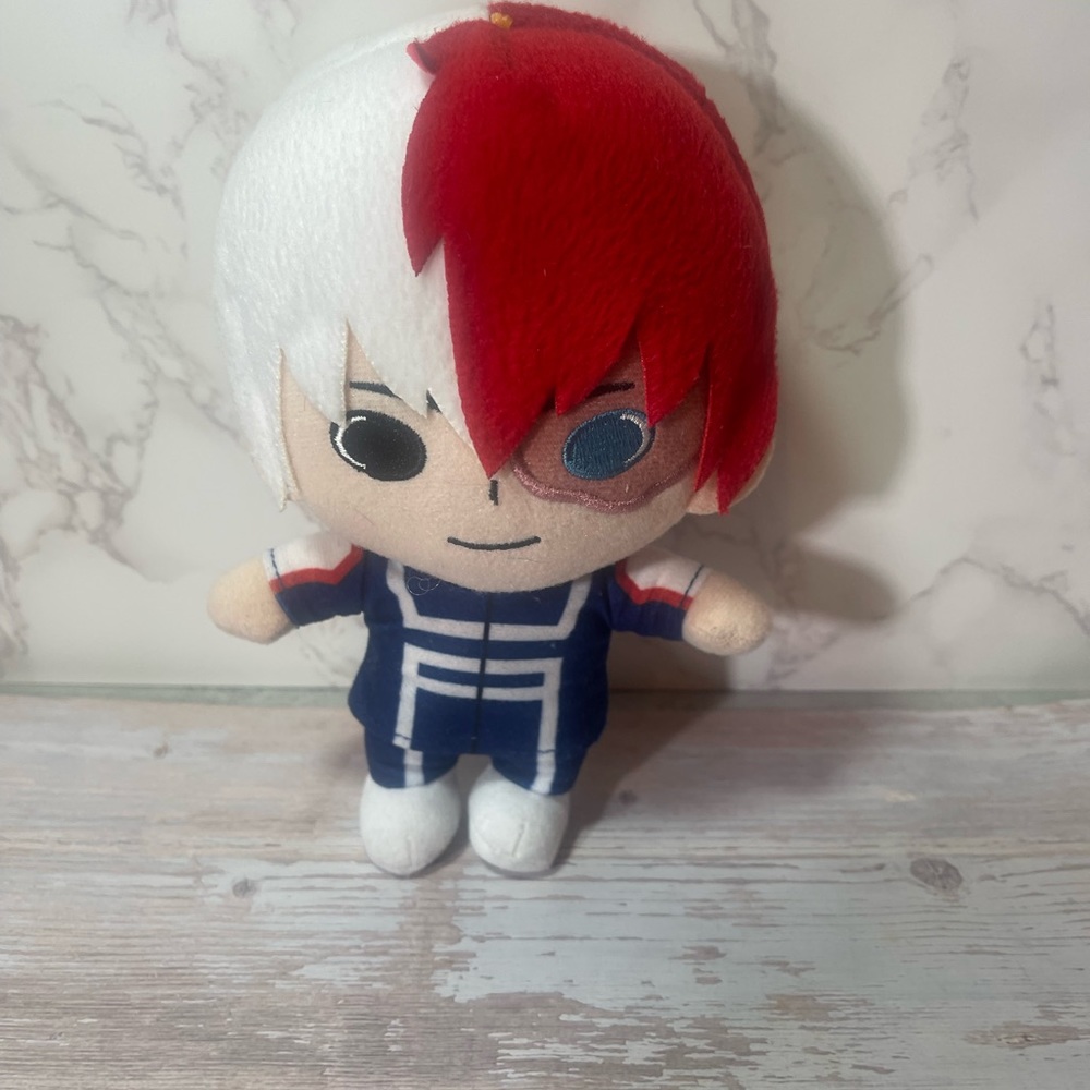 My Hero Academia Todoroki Shoto Plush Doll Stuffed Toy 6”-8”